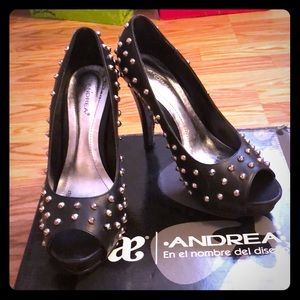 Studded heels